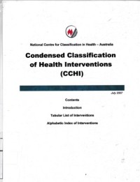 Image of Condensed Classification of Health Interventions (CCHI)