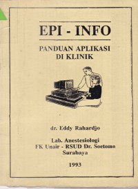 Image of EPI-INFO : Panduan Aplikasi Di Klinik