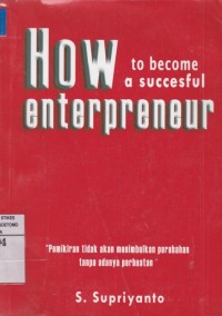 Image of How Enterpreneur : to become a succesful