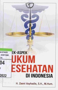 Image of Aspek-aspek Hukum Kesehatan Di Indonesia