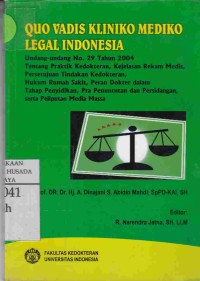 Image of Quo Vadis Kliniko Mediko Legal Indonesia