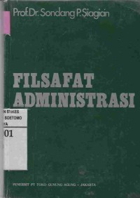 Image of Filsafat Administrasi