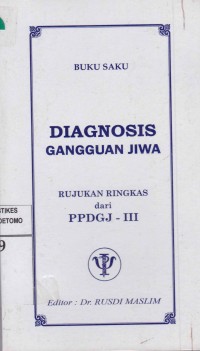 Image of Diagnosis Gangguan Jiwa : Buku Saku