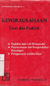 Image of Kewirausahaan : Teori dan Peraktek