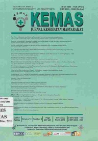 Image of KEMAS Jurnal Kesehatan Masyarakat Vol.14 No.3 March 2019